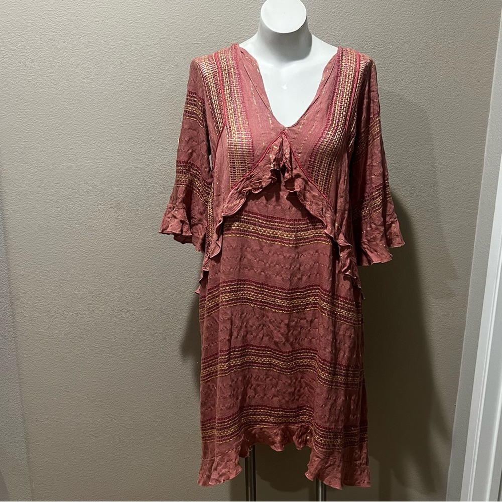 Intropia ruffled layer dress